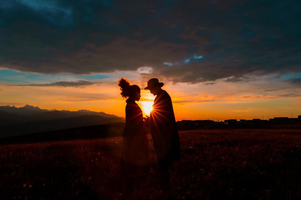 romantic sunset